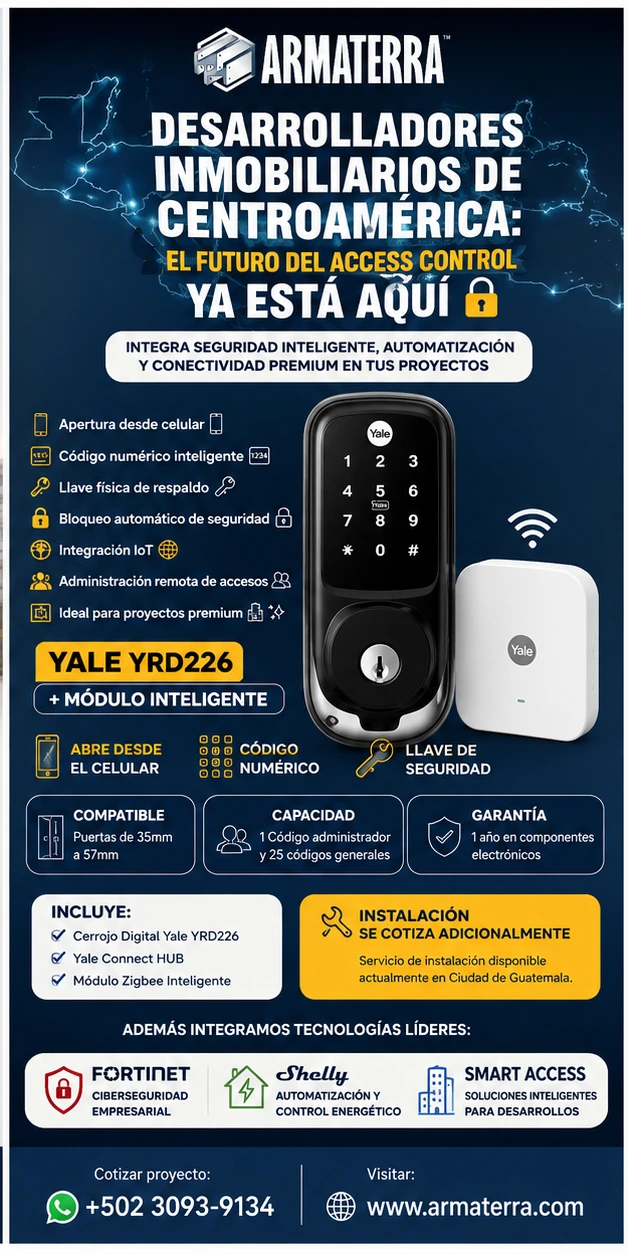 Infraestructura Hotelera Control Accesos Integrado