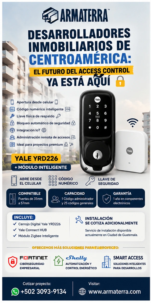 Smart Multifamiliar Automatización Control Accesos IoT Integrado